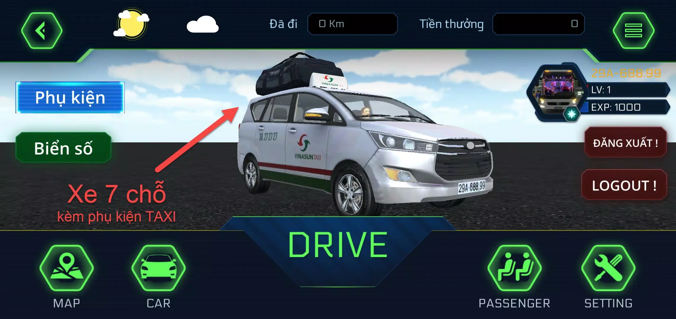 Car Simulator Vietnam screenshot 1