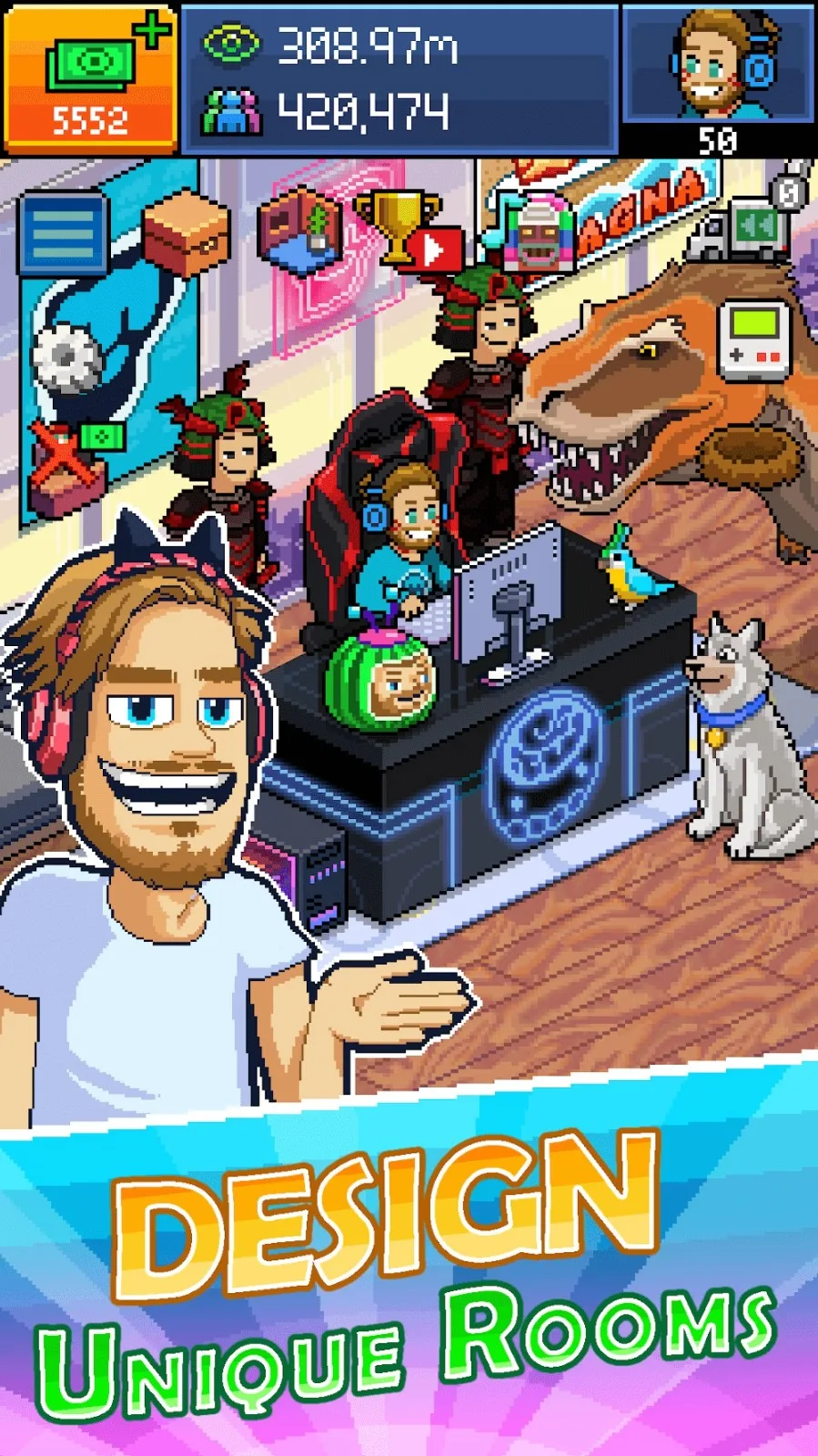 PewDiePie's Tuber Simulator screenshot 4