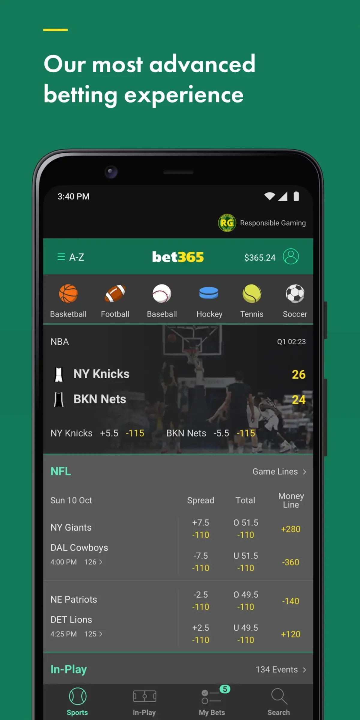 bet365 screenshot 1