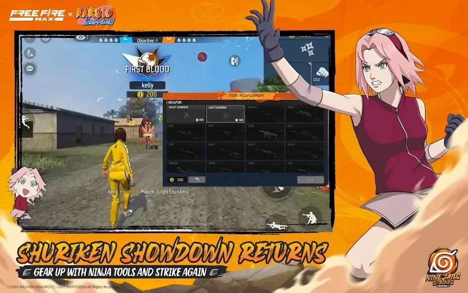 Free Fire MAX x NARUTO screenshot 3