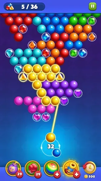 Bubble Shooter Royal Pop screenshot 5