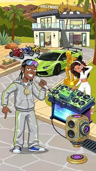 Rap Star: Idle Clicker screenshot 2