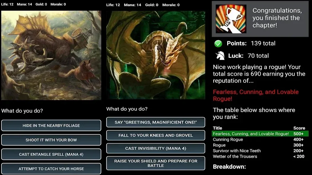 Dungeons and Decisions RPG screenshot 1