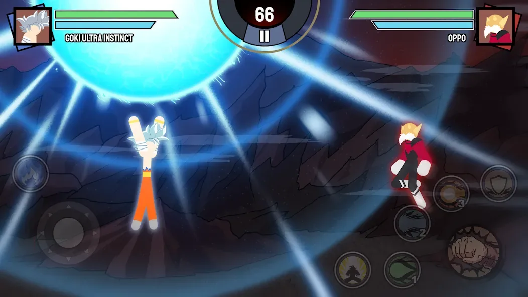 Stickman Warriors Super Dragon Shadow Fight Infinite Energy screenshot 3