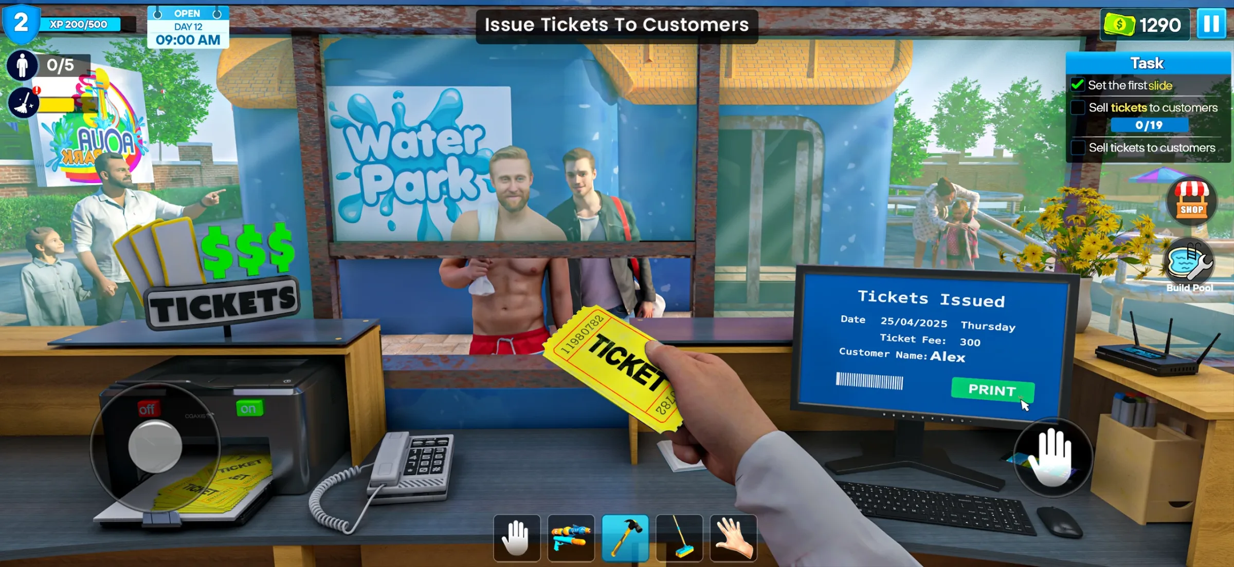 Waterpark Simulator screenshot 1