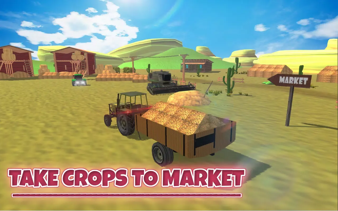 Real Tractor Farm Harvesting screenshot 4