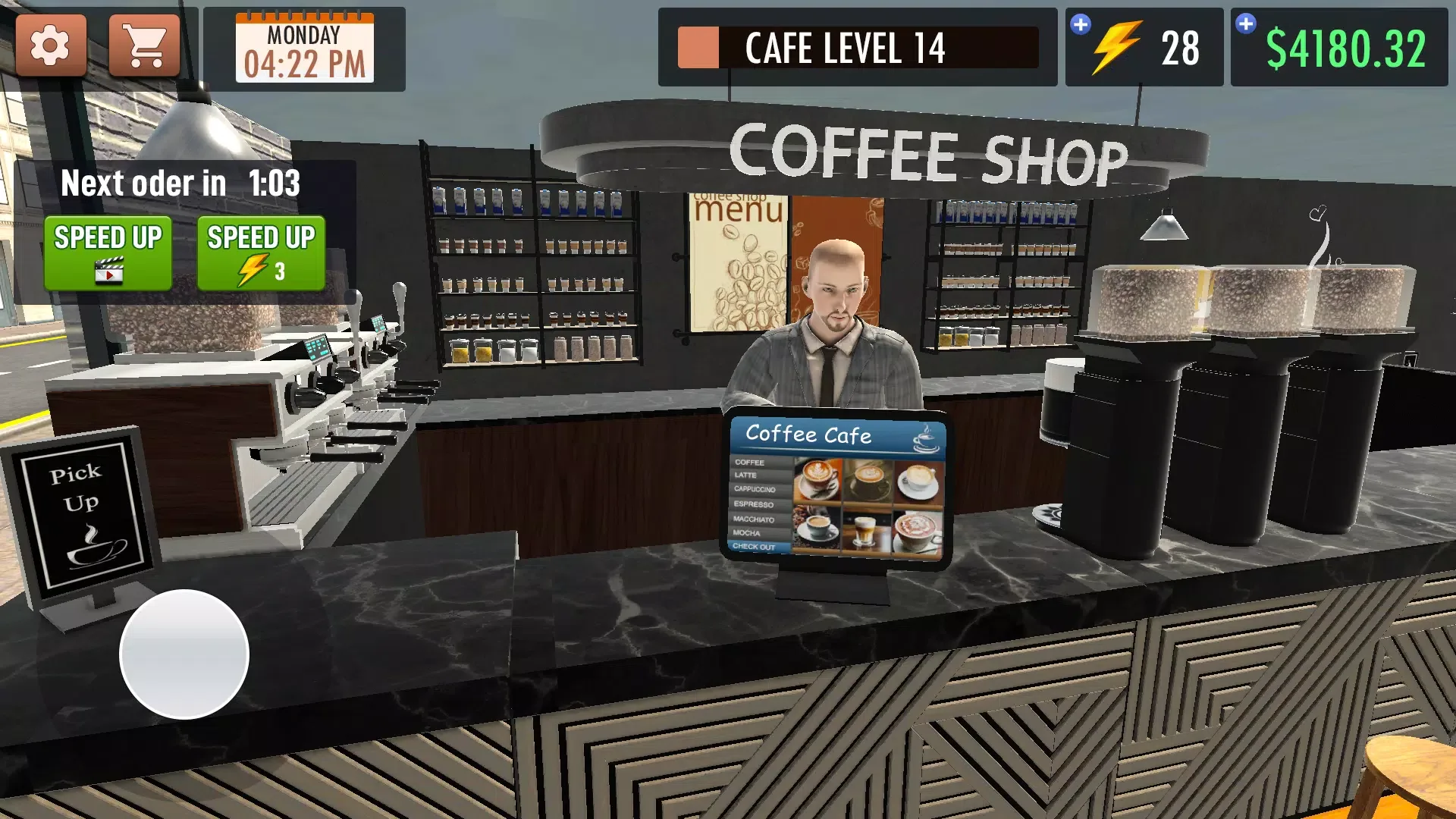 Coffee Shop Simulator Game 3D screenshot 2