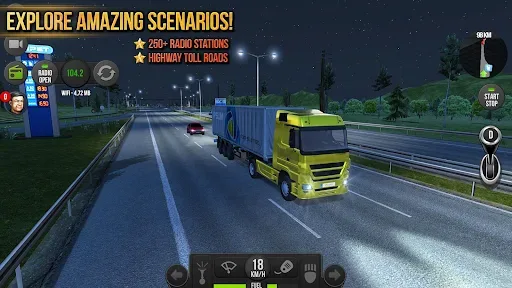 Truck Simulator : Europe MOD screenshot 2