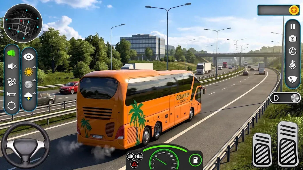 luxury Bus Driving : Bus Games screenshot 5