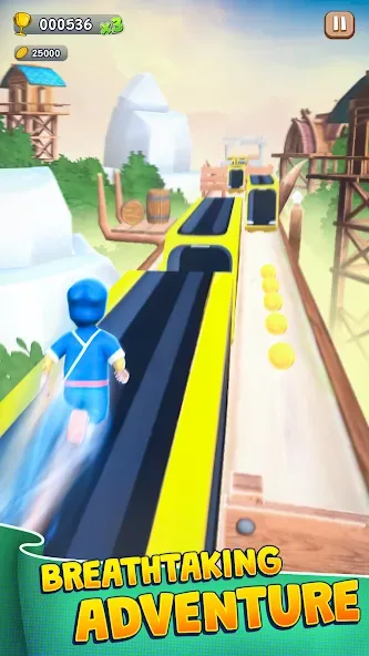 Ninja Hattori Game screenshot 2