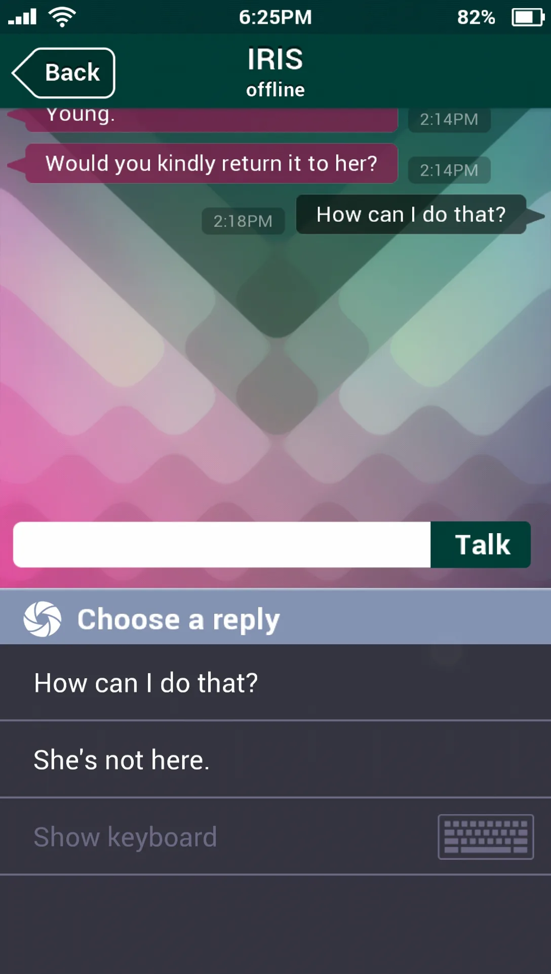 Sara is Missing (SIM) screenshot 1