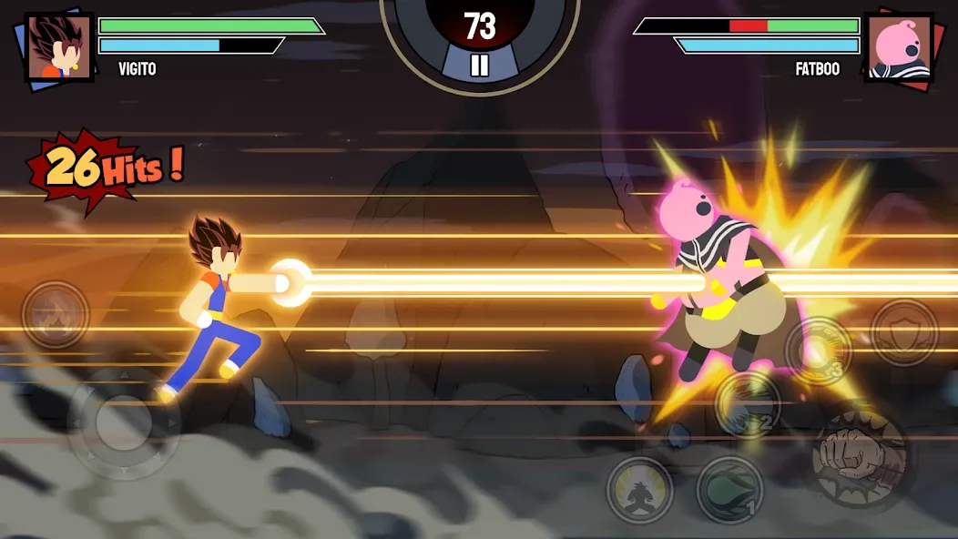 Stickman Warriors Super Dragon Shadow Fight Infinite Energy screenshot 4