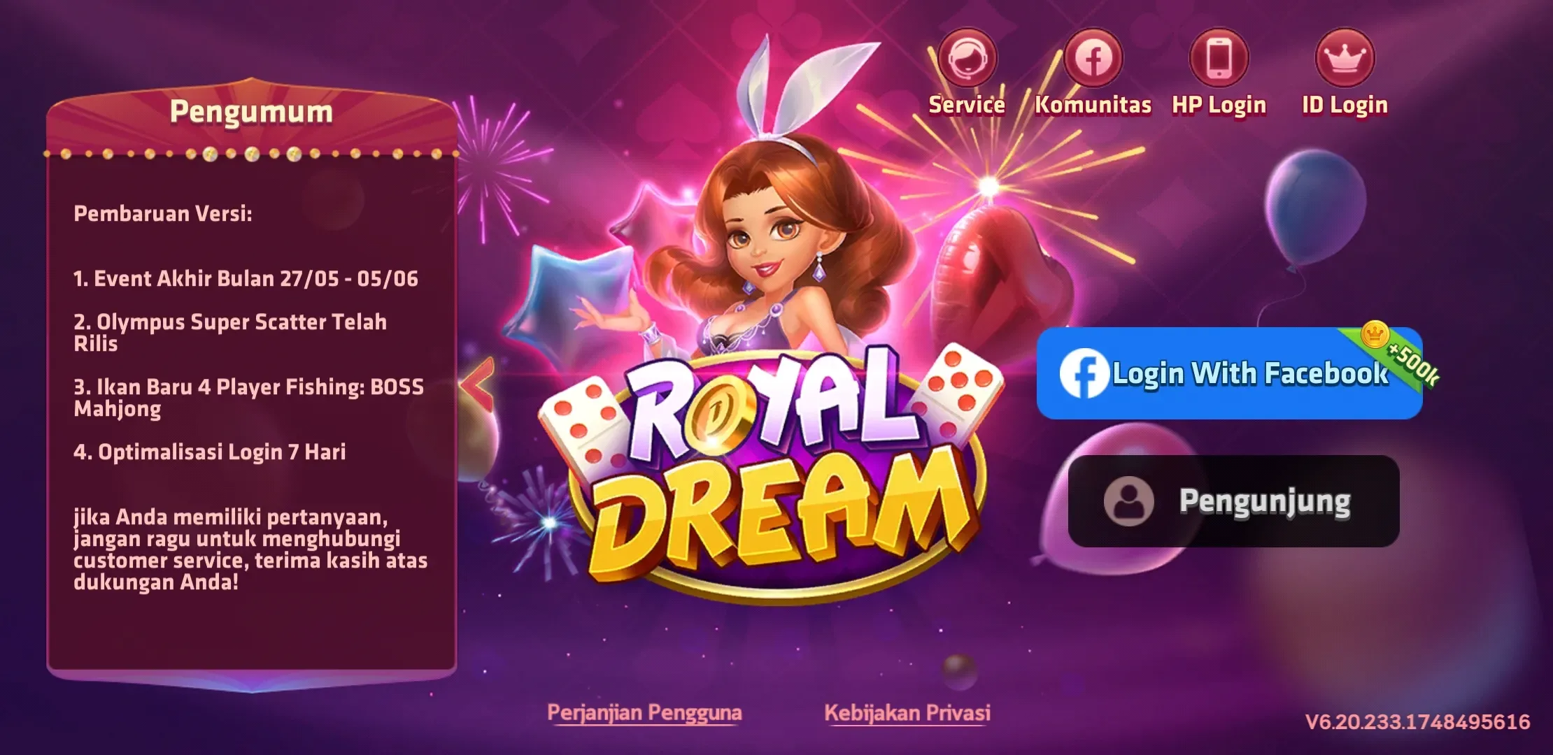 Royal-Dream screenshot 1