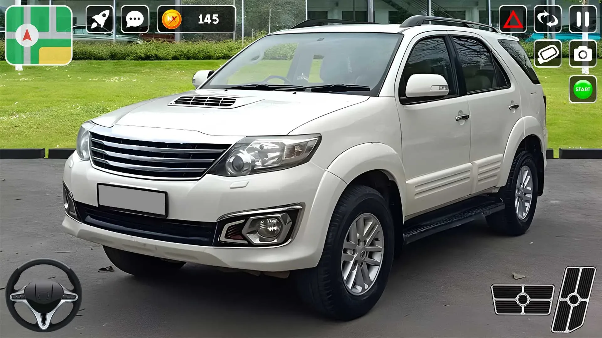 Fortuner Car Game 3D Simulator screenshot 2