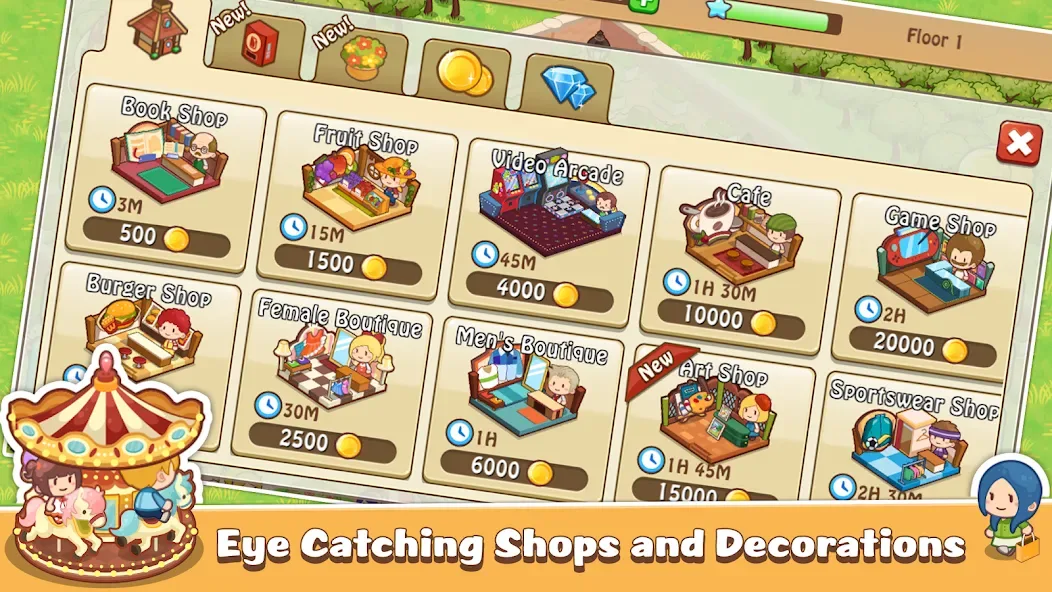 Happy Mall Story screenshot 2