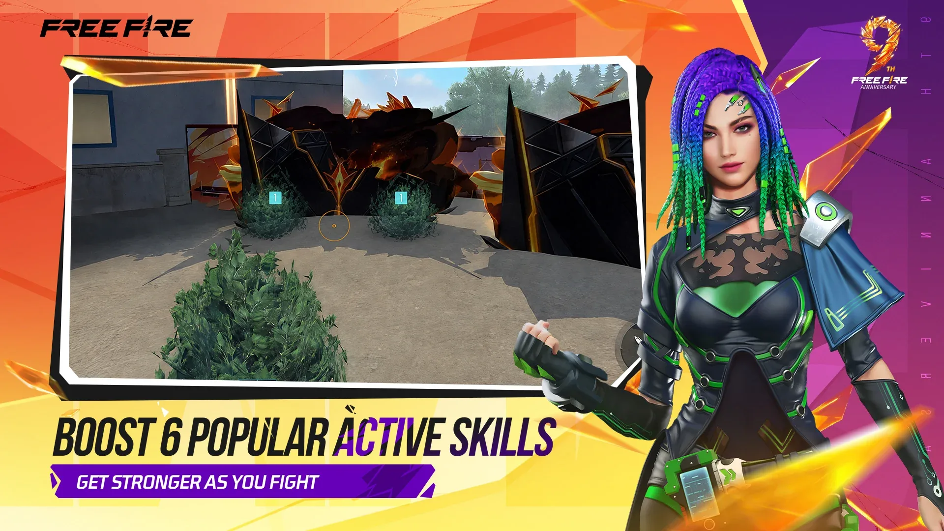 Free Fire: 9th Anniversary screenshot 4