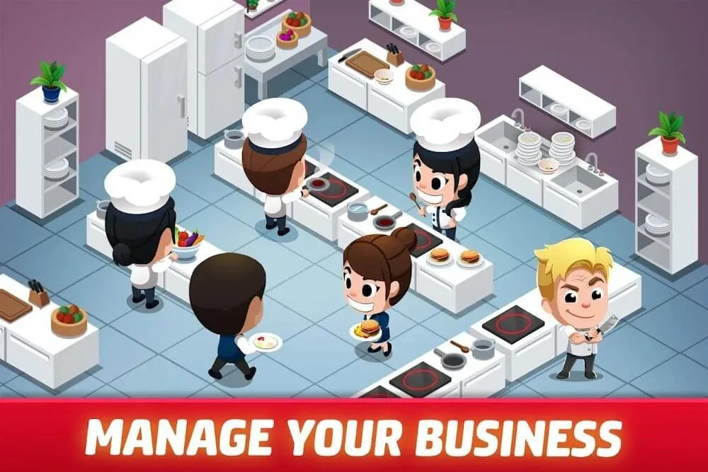 Idle Restaurant Tycoon Mod screenshot 5