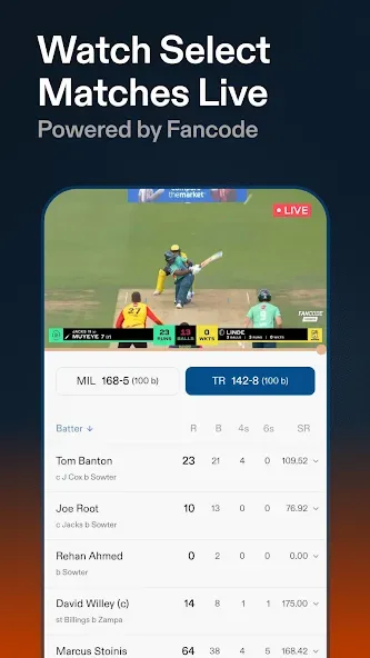 CREX - Just Cricket screenshot 2