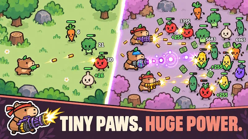 Capybara vs. Plants screenshot 1