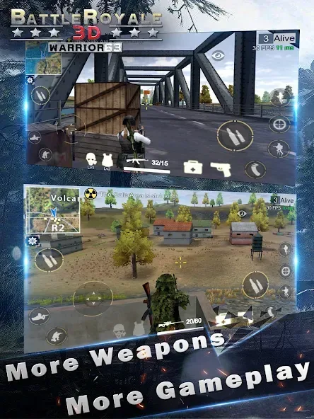 Battle Royale 3D - Warrior63 screenshot 2