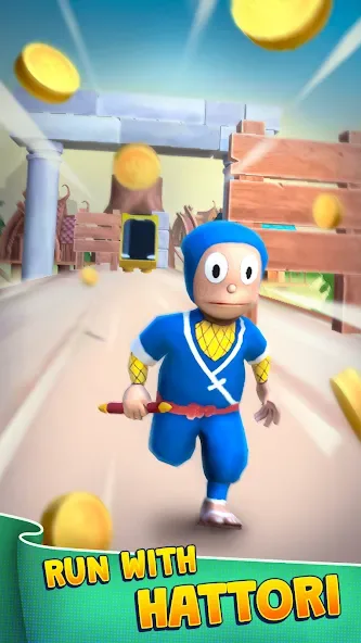 Ninja Hattori Game screenshot 1