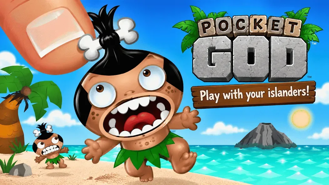 Pocket God Game screenshot 1