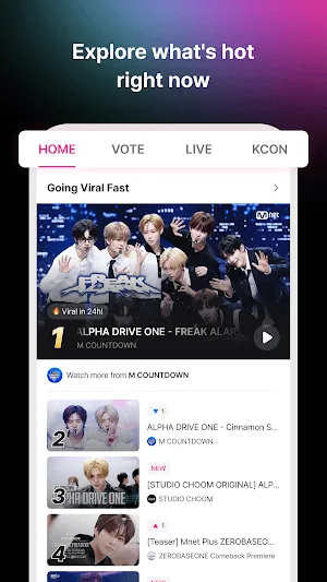 Mnet Plus screenshot 2