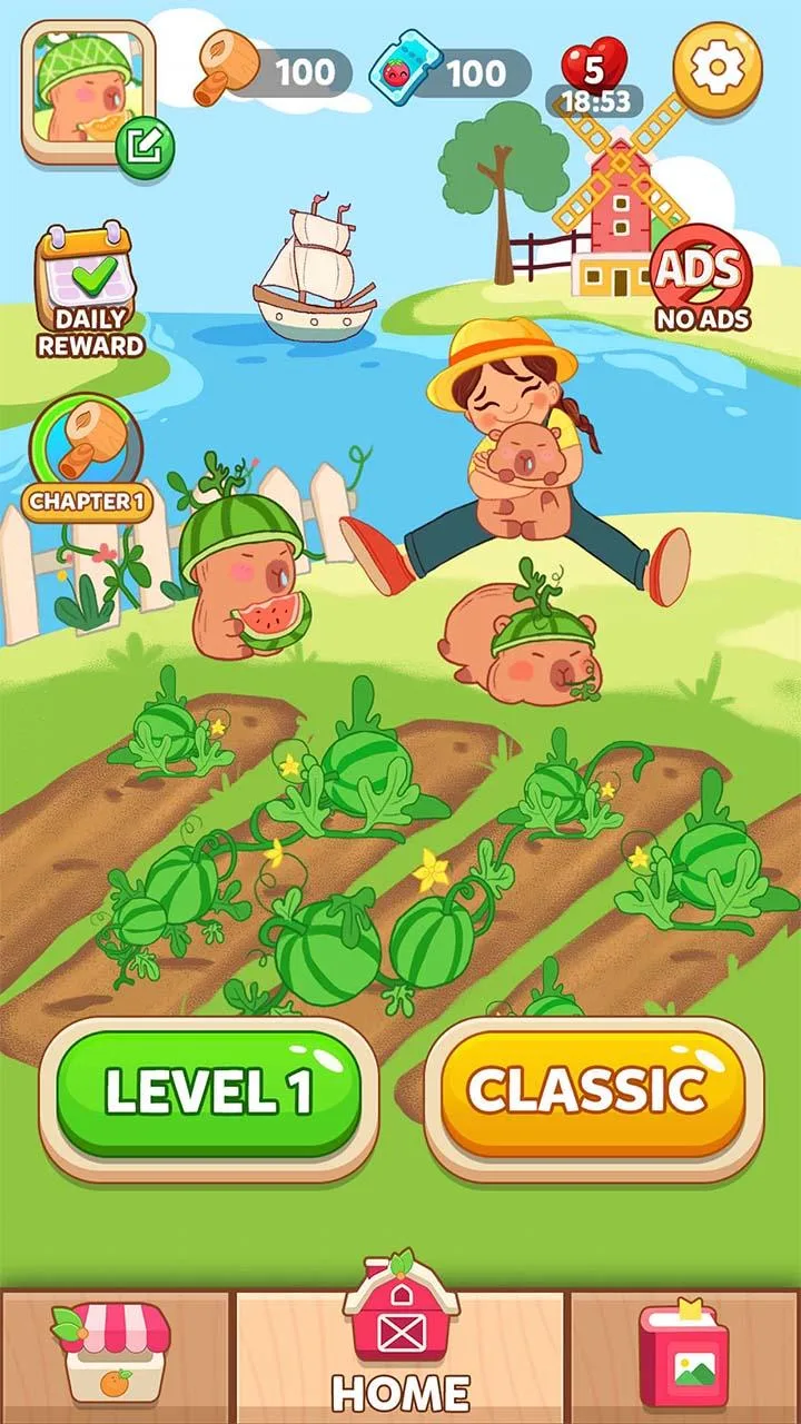 Fruit Drop Game screenshot 1