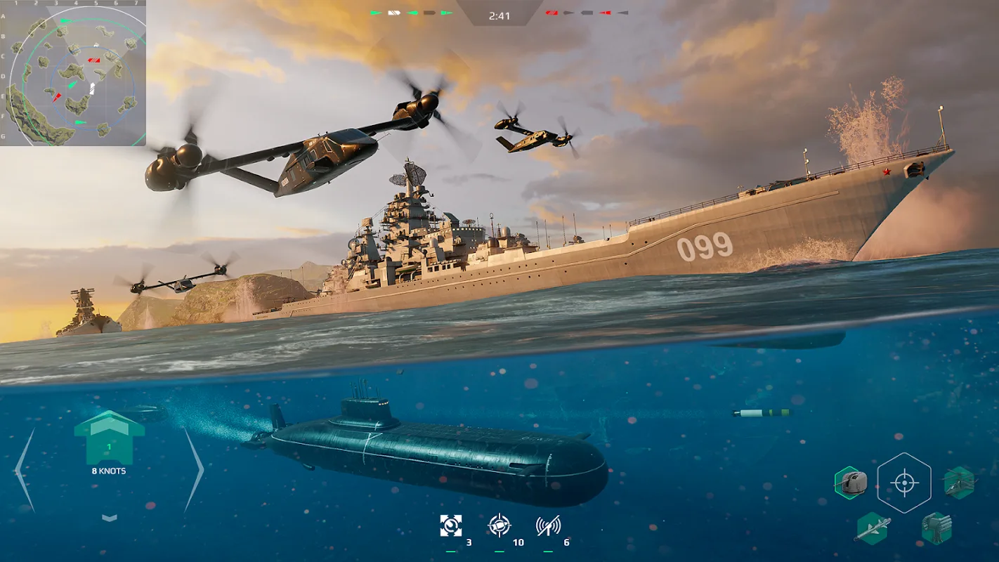 Modern Warships: Naval Battles screenshot 1