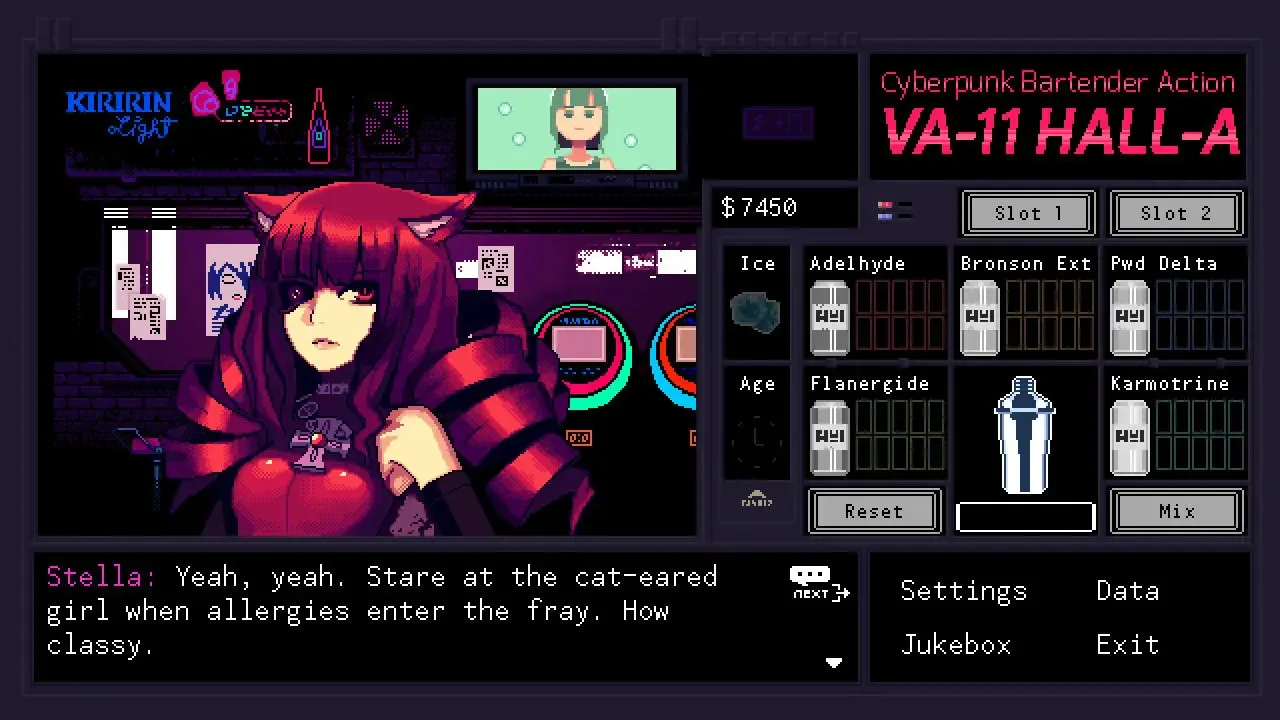 VA-11 Hall-A screenshot 2