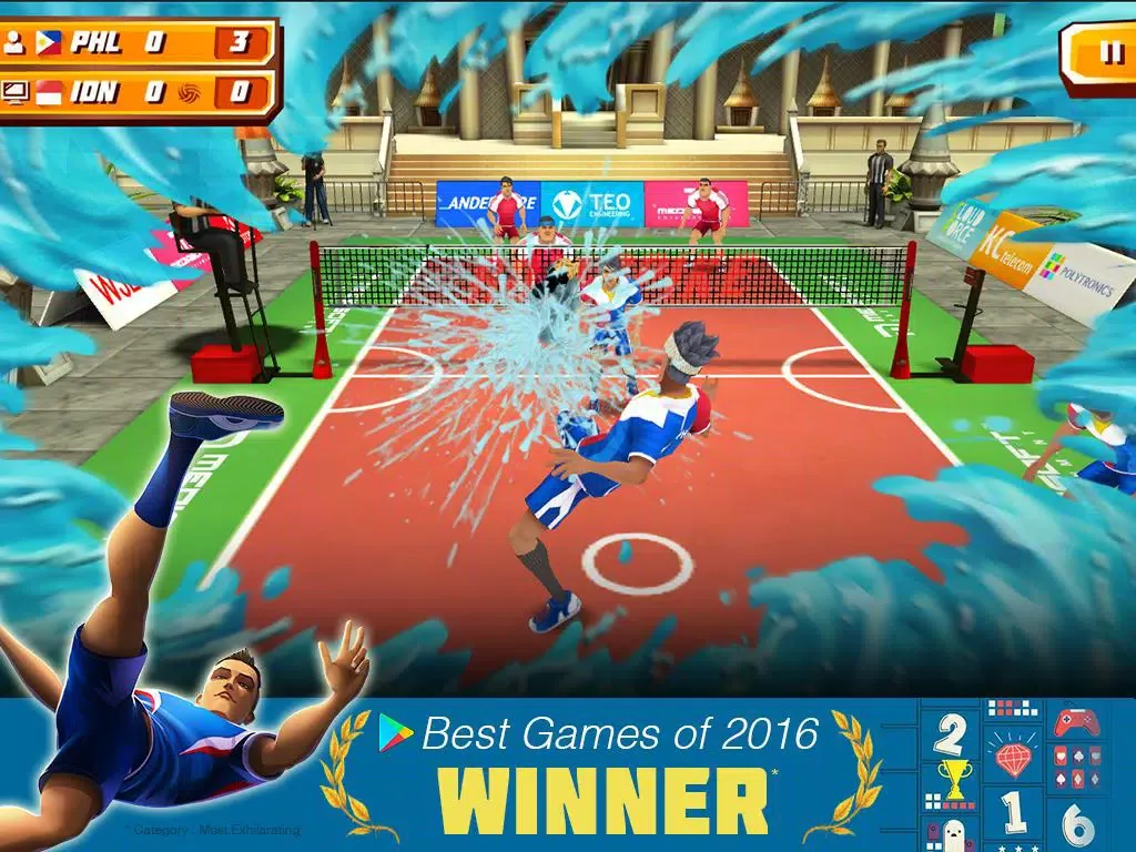 Roll Spike Sepak Takraw icon