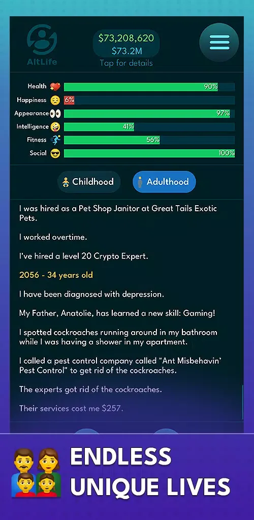AltLife - Life Simulator screenshot 4