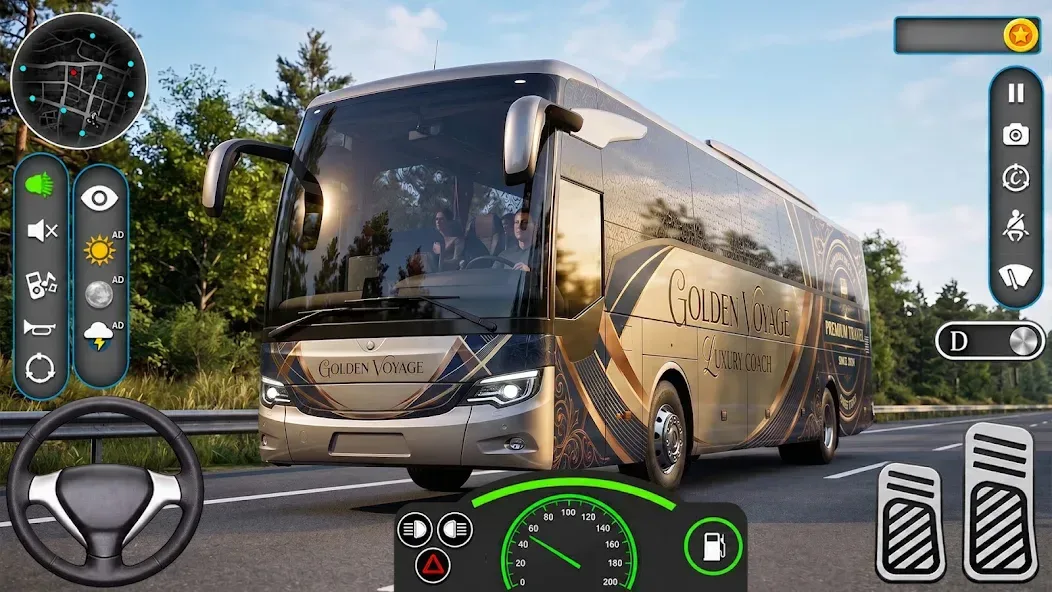 luxury Bus Driving : Bus Games screenshot 6