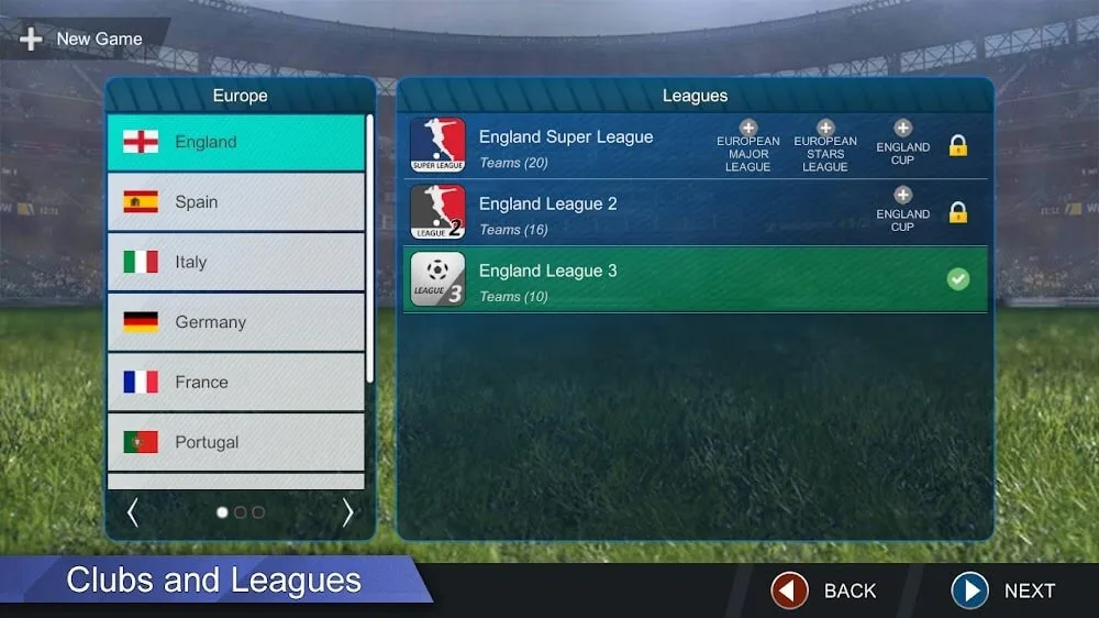 Pro League Soccer screenshot 5