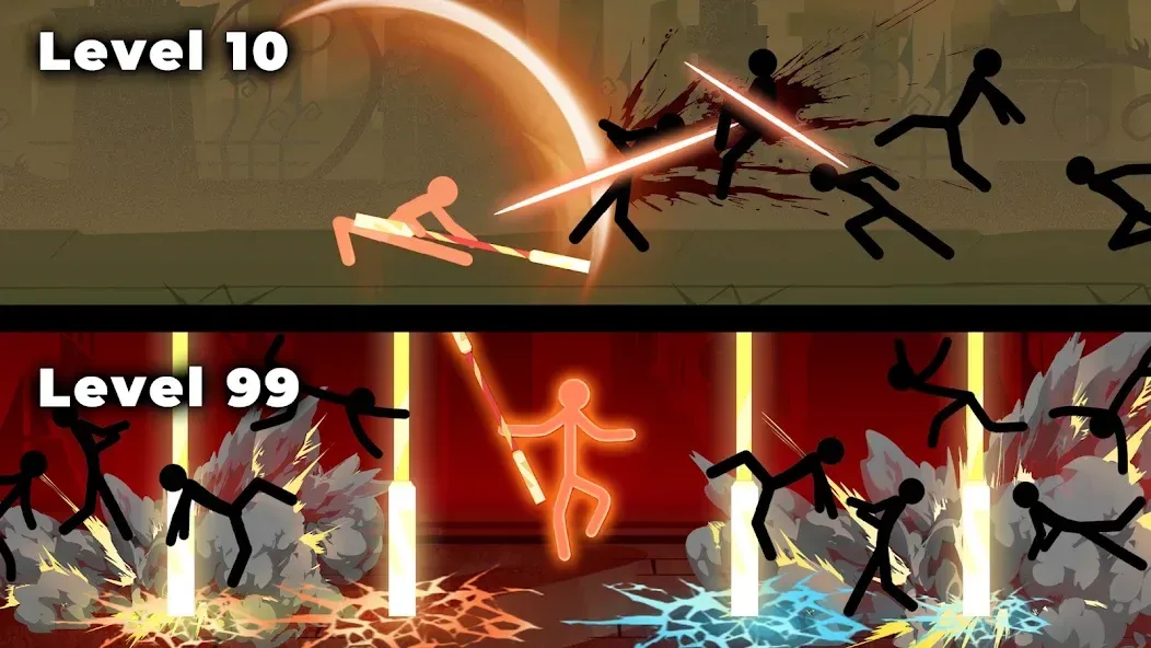 Stickman vs Monster screenshot 2