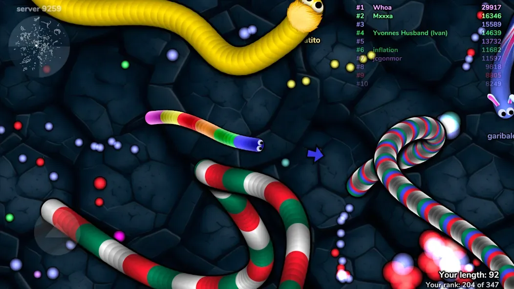 slither.io screenshot 2