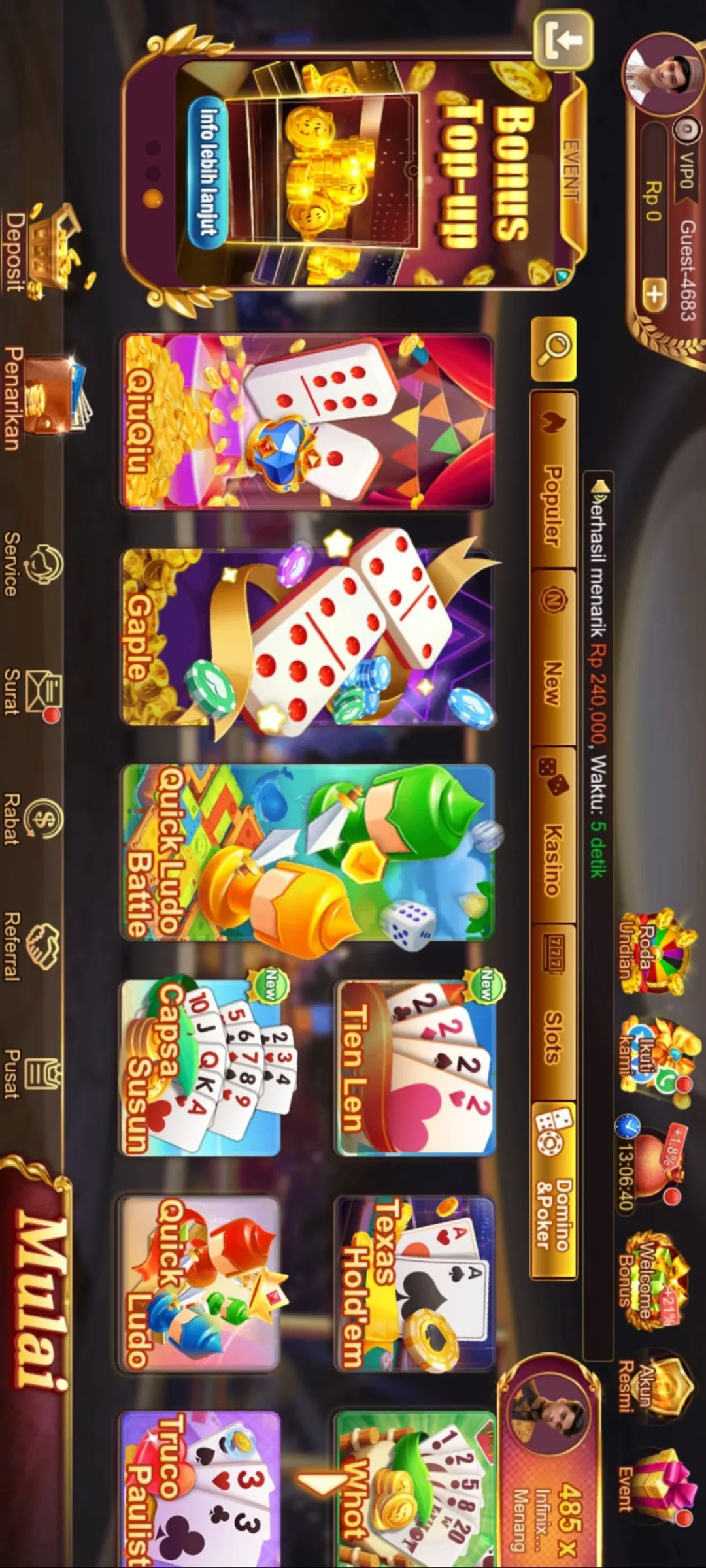 WJ KASINO screenshot 4