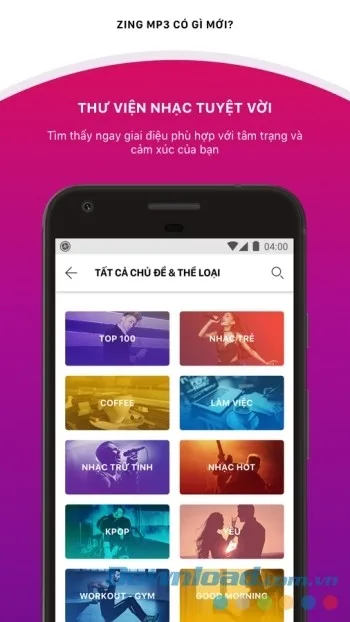 Zing MP3 screenshot 2
