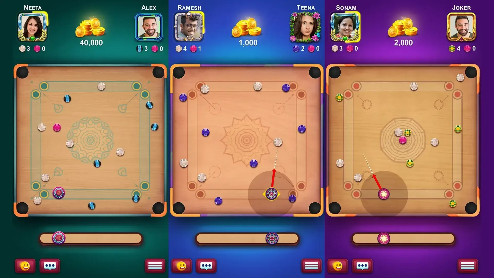 Carrom King screenshot 3