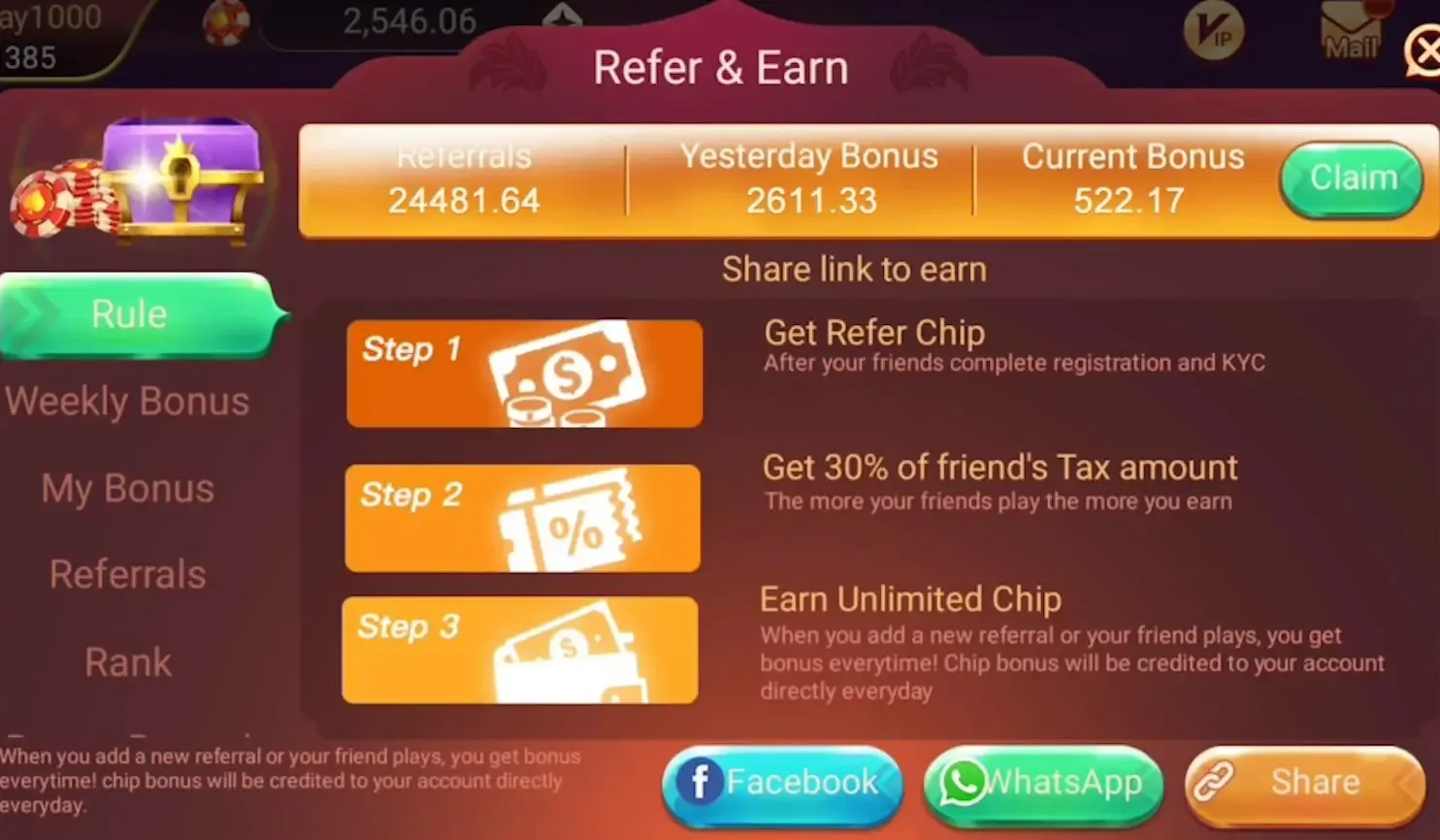 Rummy Golds screenshot 3