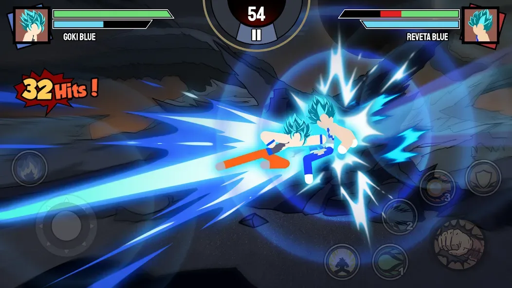 Stickman Warriors Super Dragon Shadow Fight Infinite Energy screenshot 5