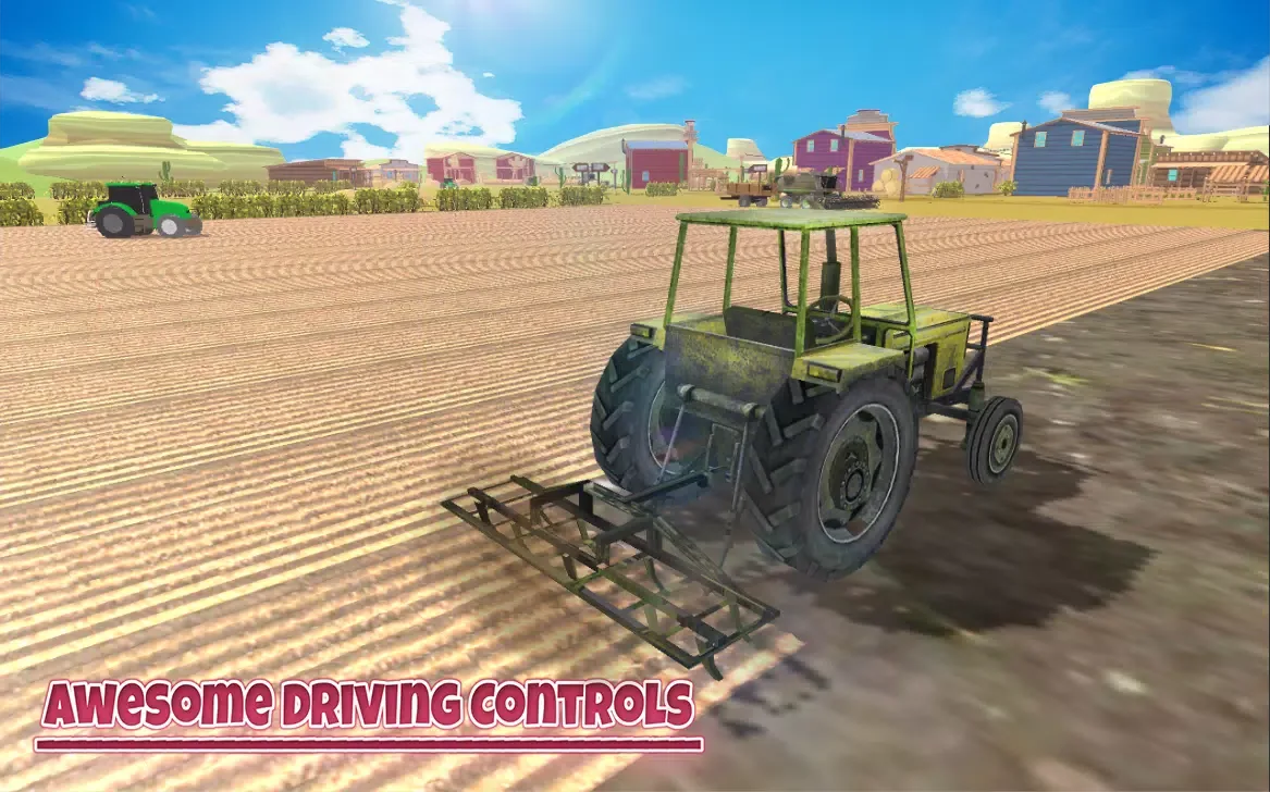 Real Tractor Farm Harvesting screenshot 2