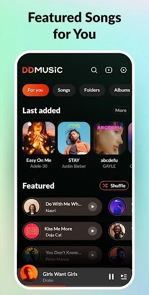 Music Player & MP3 - DDMusic screenshot 1