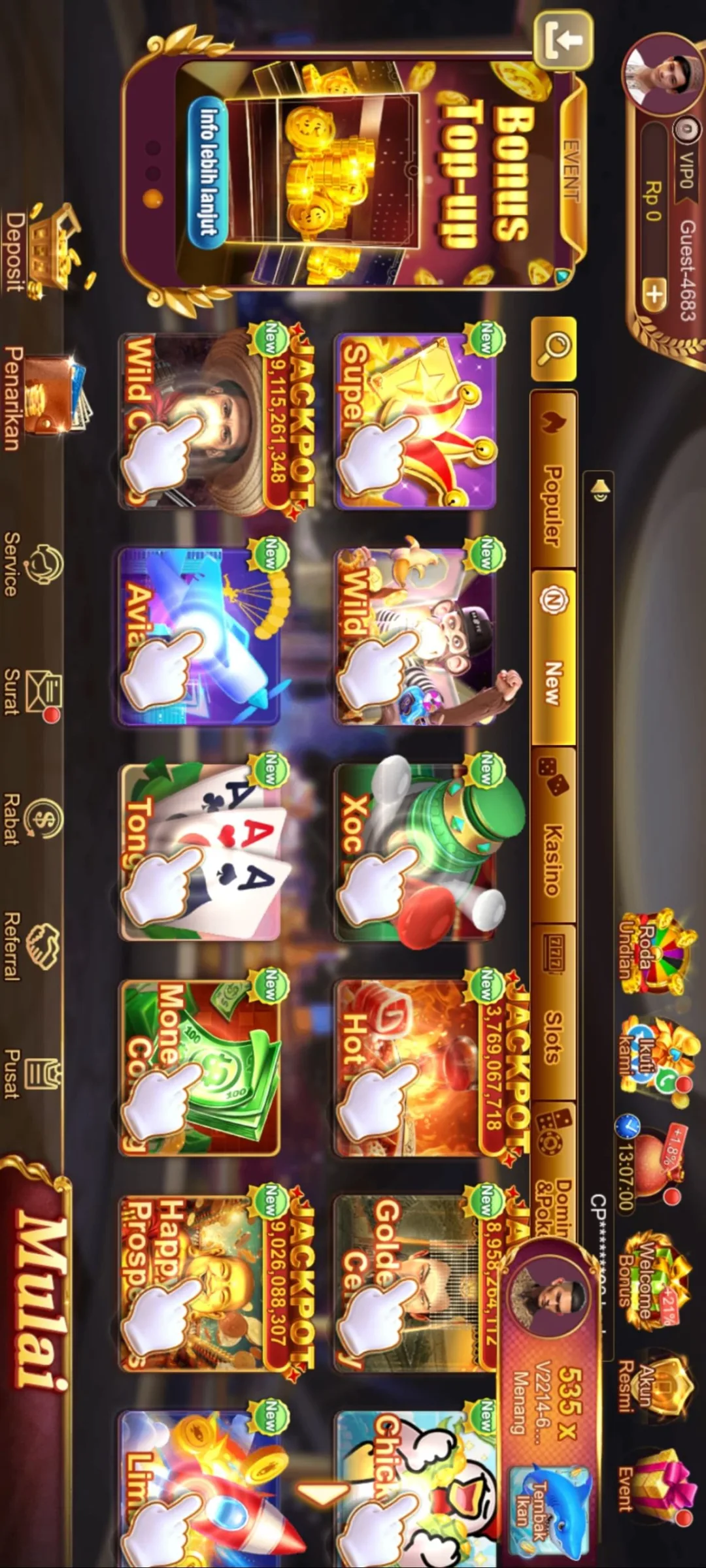 WJ KASINO screenshot 2