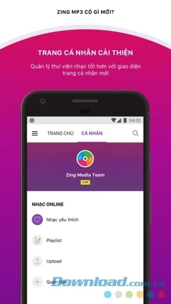 Zing MP3 screenshot 4