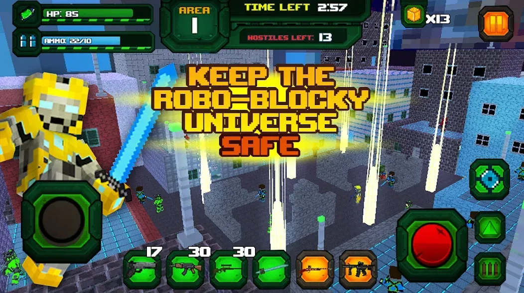 Rescue Robots Sniper Survival screenshot 2