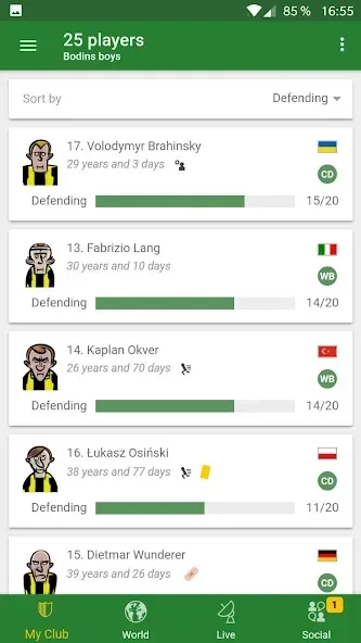 Hattrick Football Manager Game screenshot 3