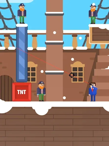 Mr Bullet - Spy Puzzles screenshot 2