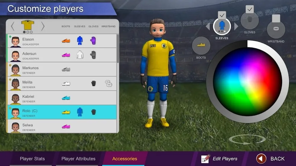 Pro League Soccer screenshot 3