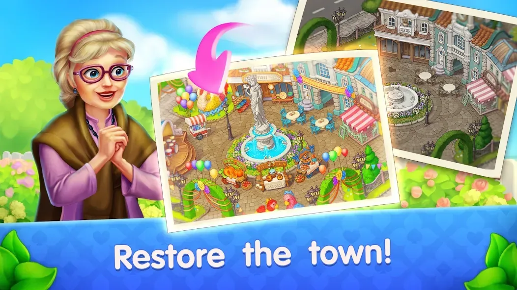 CityMix Solitaire TriPeaks screenshot 4